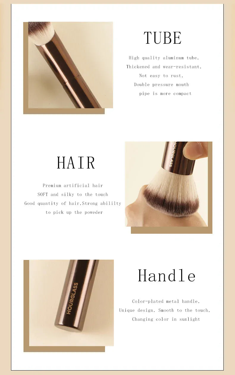 KissICON KissIcon Hourglass Retractable Makeup Brush - All In