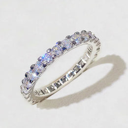 KissICON Kissicon Huitan CZ Promise Ring – Delicate Low Key