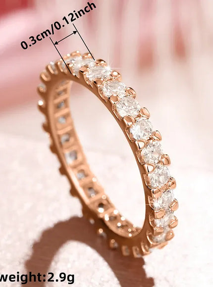 KissICON Kissicon Huitan CZ Promise Ring – Delicate Low Key