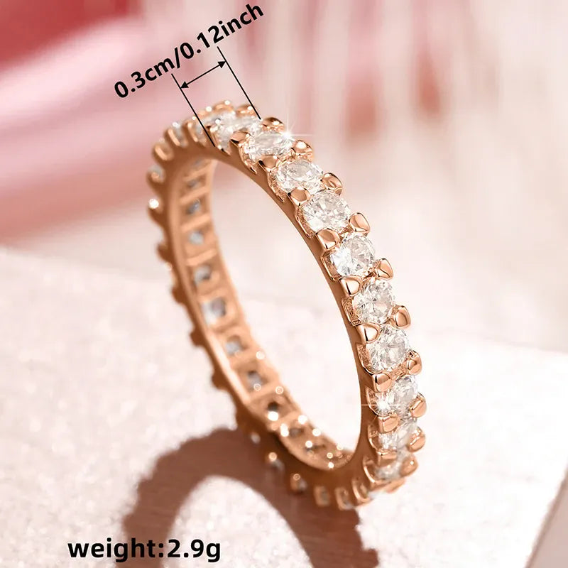 KissICON Kissicon Huitan CZ Promise Ring – Delicate Low Key