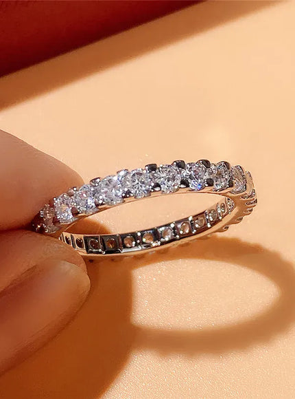KissICON Kissicon Huitan CZ Promise Ring – Delicate Low Key