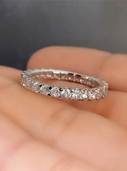 KissICON Kissicon Huitan CZ Promise Ring – Delicate Low Key