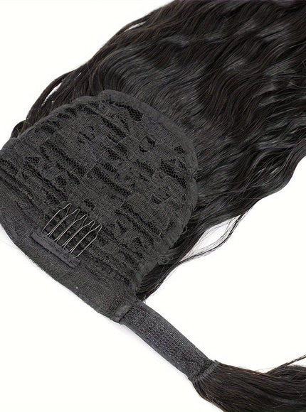 KissICON KissIcon Human Hair Water Wave Ponytail - Natural