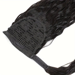 KissICON KissIcon Human Hair Water Wave Ponytail - Natural