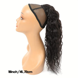 KissICON KissIcon Human Hair Water Wave Ponytail - Natural
