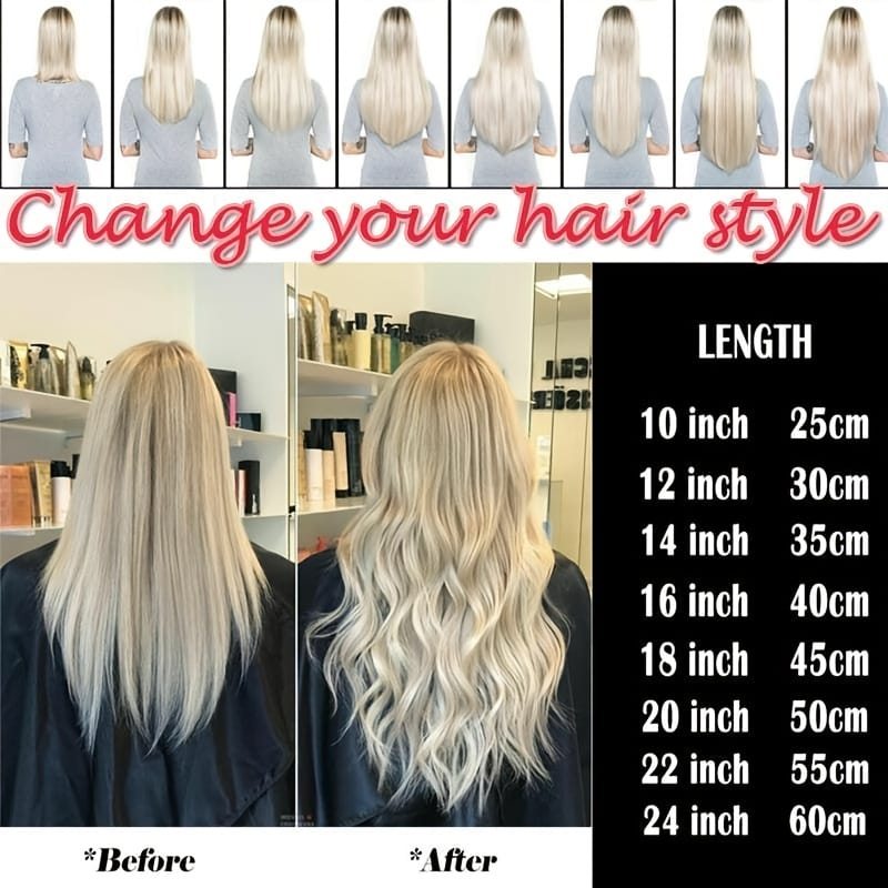 KissICON KissIcon Invisible Remy Hair Extensions - Seamless Fit