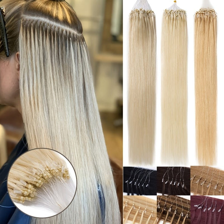 KissIcon Invisible Remy Hair Extensions - Seamless Fit