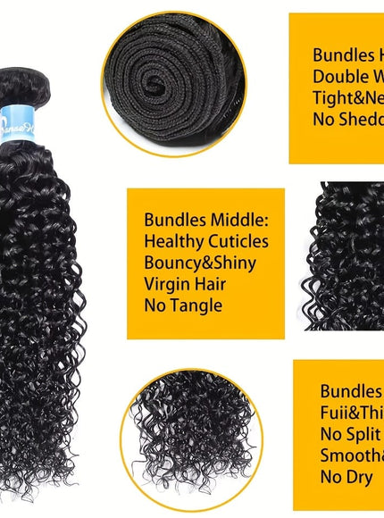 KissICON KissIcon Jerry Curl Brazilian Extensions - 5x5 HD