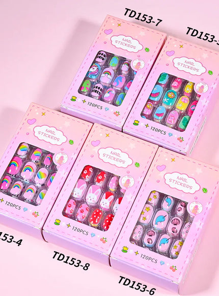 KissICON KissIcon Kids Cartoon Press On Nails - Jelly