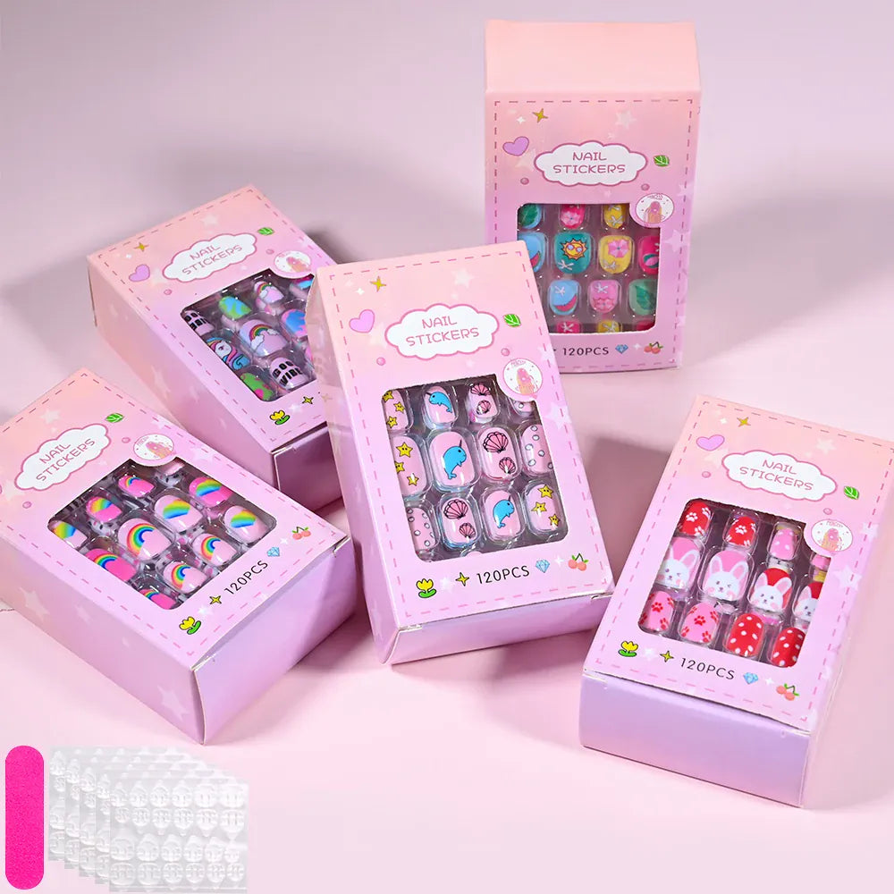 KissICON KissIcon Kids Cartoon Press On Nails - Jelly