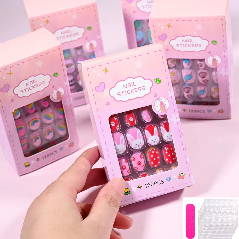KissICON KissIcon Kids Cartoon Press On Nails - Jelly