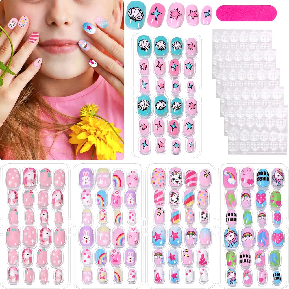 KissICON KissIcon Kids Cartoon Press On Nails - Jelly