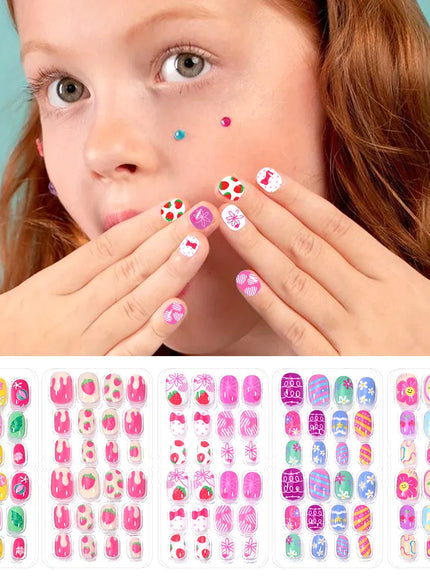 KissICON KissIcon Kids Cartoon Press On Nails - Jelly
