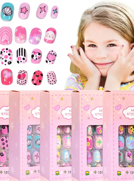 KissICON KissIcon Kids Cartoon Press On Nails - Jelly