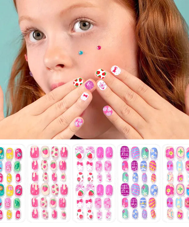 KissICON KissIcon Kids Cartoon Press On Nails - Jelly