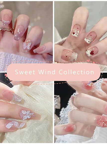 KissICON KissIcon Kids Cute Nails Set 24Pcs - Removable