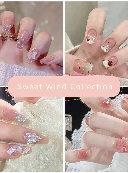 KissICON KissIcon Kids Cute Nails Set 24Pcs - Removable