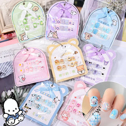KissICON KissIcon Kids Kuromi Press On Nails With Jelly