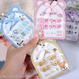 KissICON KissIcon Kids Kuromi Press On Nails With Jelly