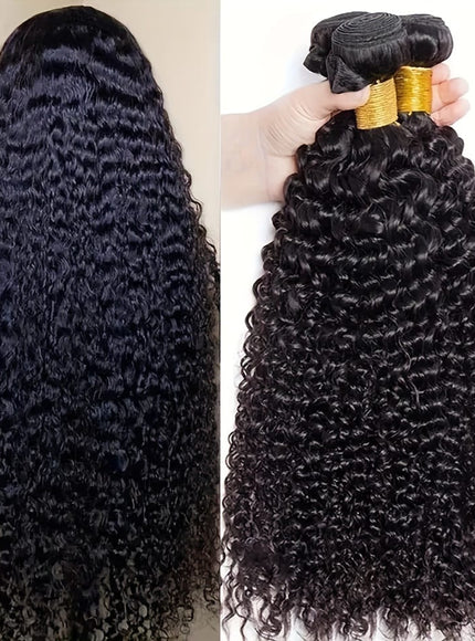 KissICON KissIcon Kinky Curly 3 Bundles 10A Brazilian Remy
