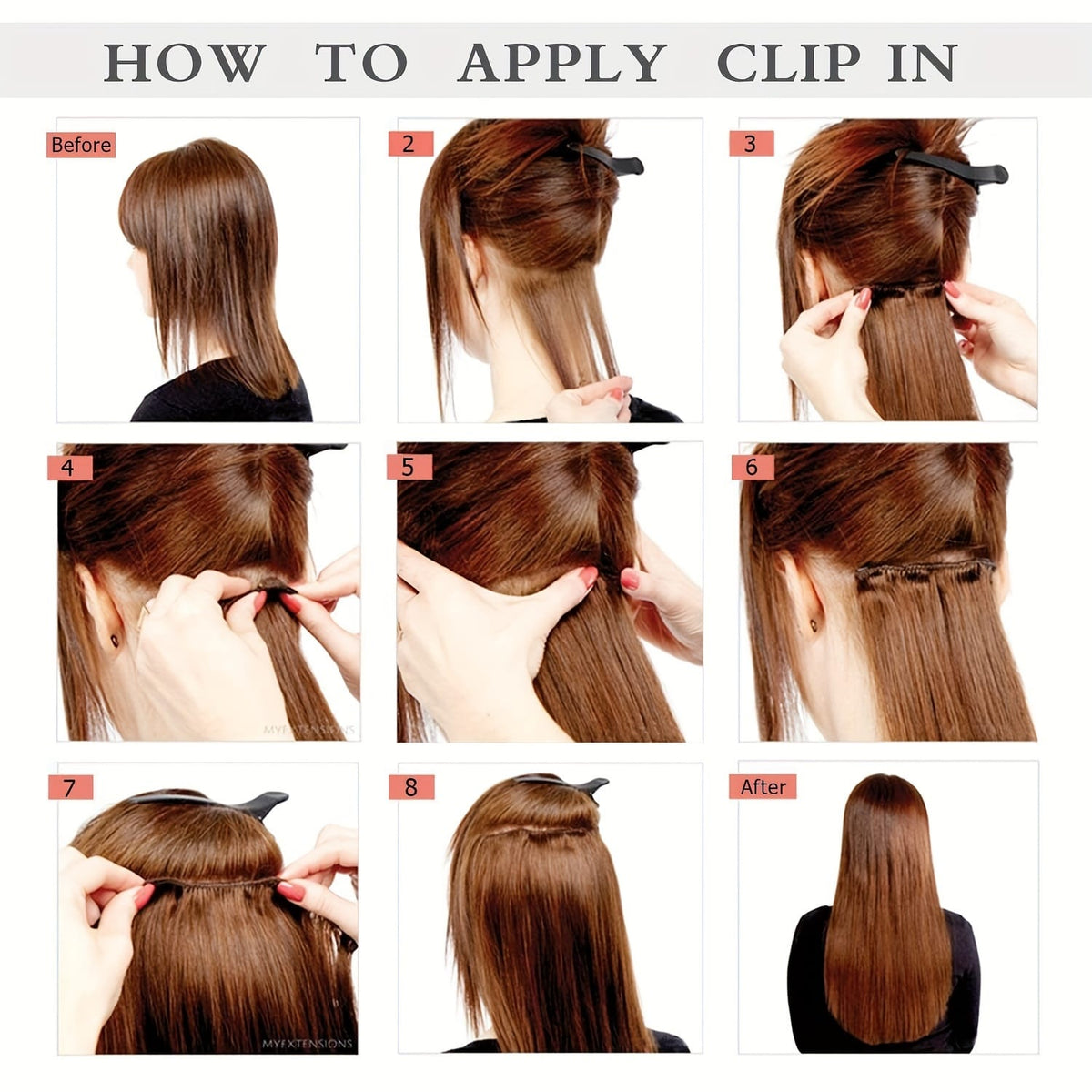KissICON Kissicon Kinky Straight Clip In Wig
