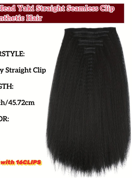 KissICON Kissicon Kinky Straight Clip In Wig