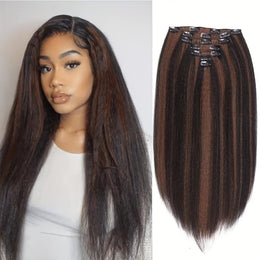 KissICON Kissicon Kinky Straight Clip In Wig