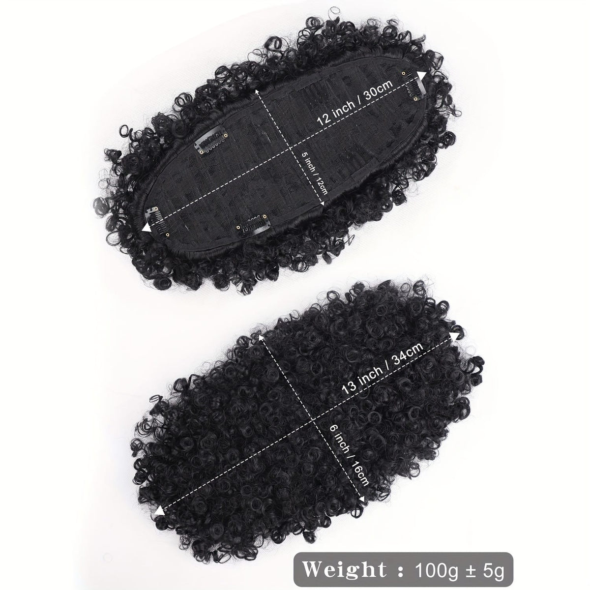 KissICON [KissIcon]KKSILK Afro High Puff Ponytail - Drawstring Bangs