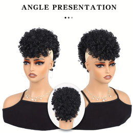 KissICON [KissIcon]KKSILK Afro High Puff Ponytail - Drawstring Bangs