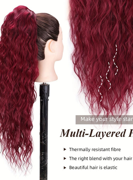 KissICON KissIcon KooKaStyle Ponytail Extension 26 Inch - Drawstring