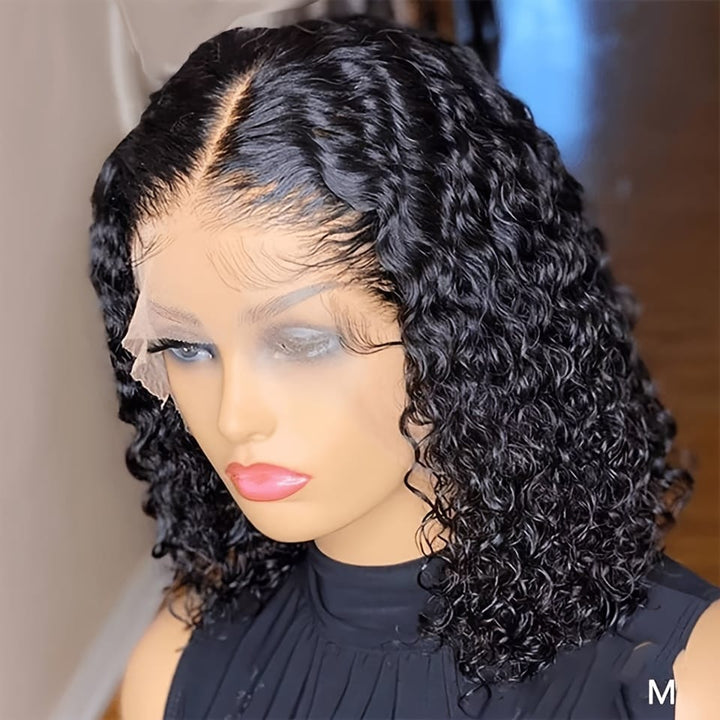 Kissicon Lace Front Deep Wave Bob