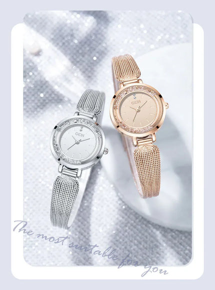 KissICON KissIcon Ladies Watch - Flowing Sand Diamond Strap