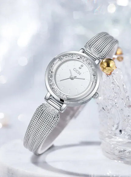 KissICON KissIcon Ladies Watch - Flowing Sand Diamond Strap