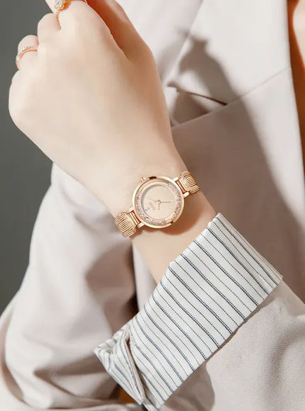 KissICON KissIcon Ladies Watch - Flowing Sand Diamond Strap