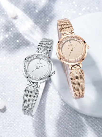 KissICON KissIcon Ladies Watch - Flowing Sand Diamond Strap