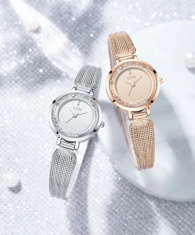 KissICON KissIcon Ladies Watch - Flowing Sand Diamond Strap