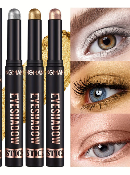 KissICON KissIcon Langmanni Eyeshadow Sticks Set - Waterproof Colors