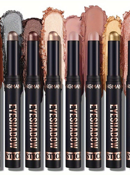 KissICON KissIcon Langmanni Eyeshadow Sticks Set - Waterproof Colors