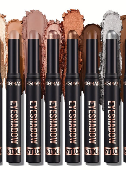 KissICON KissIcon Langmanni Eyeshadow Sticks Set - Waterproof Colors