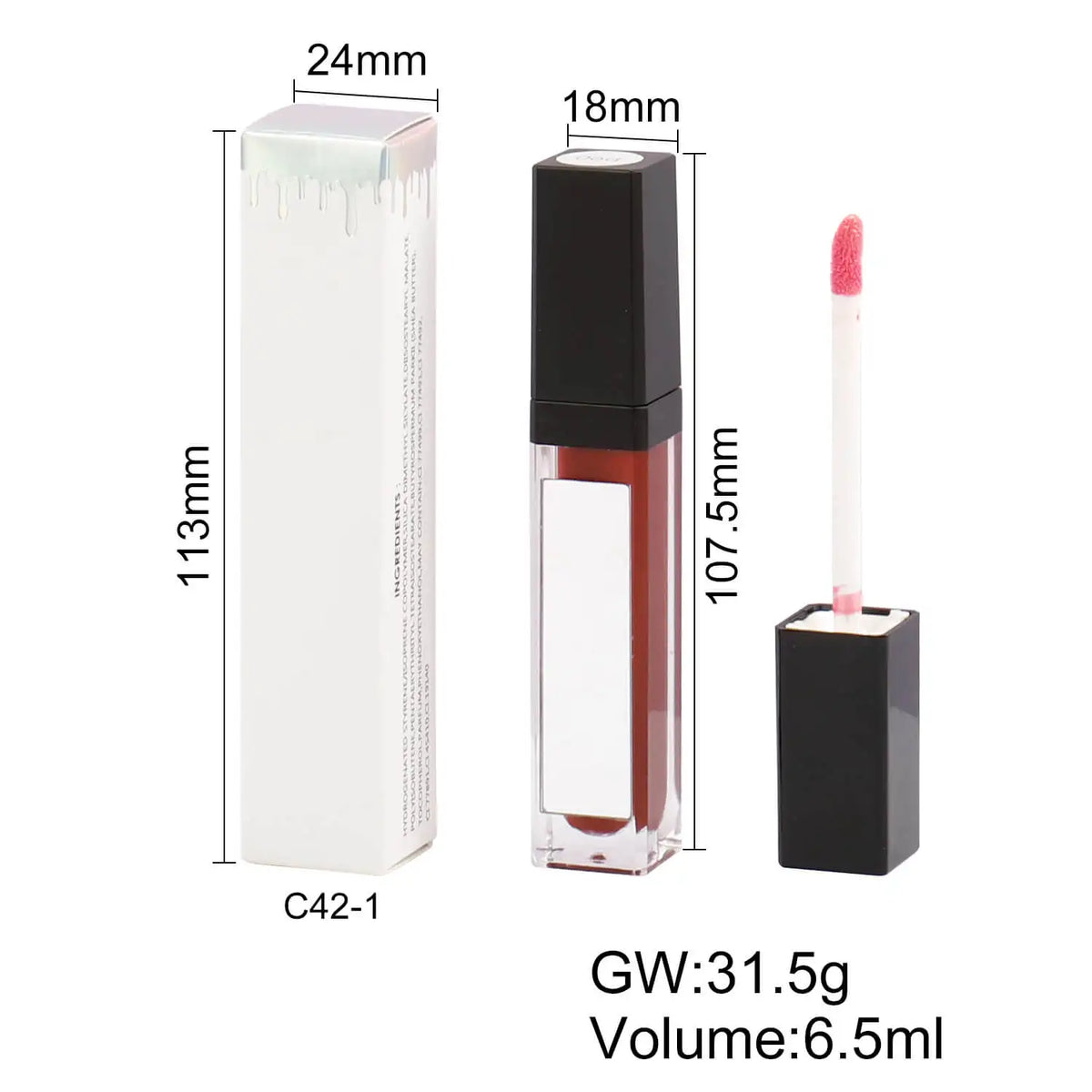KissICON KissIcon Led Light Lip Gloss With Mirror -