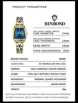 KissICON KissIcon Light Luxury Women Watch - Waterproof Calendar