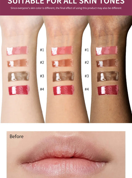KissICON KissIcon Lip Hydrating Glitter Lip Gloss High Shine