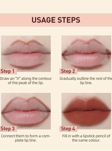 KissICON KissIcon Lipstick Lipliner Set- Matte Waterproof Lip Liner
