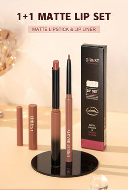 KissICON KissIcon Lipstick Lipliner Set- Matte Waterproof Lip Liner