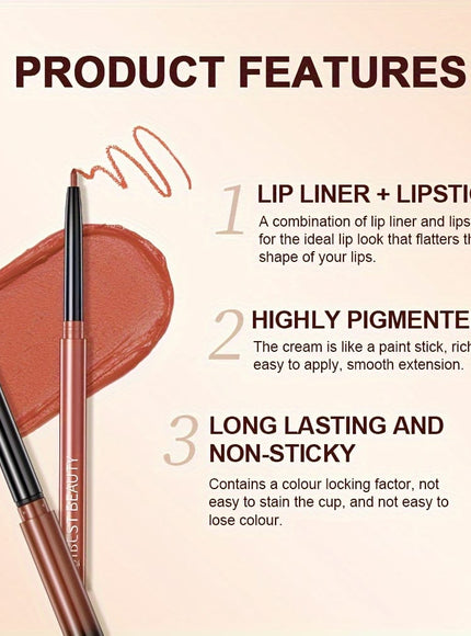 KissICON KissIcon Lipstick Lipliner Set- Matte Waterproof Lip Liner