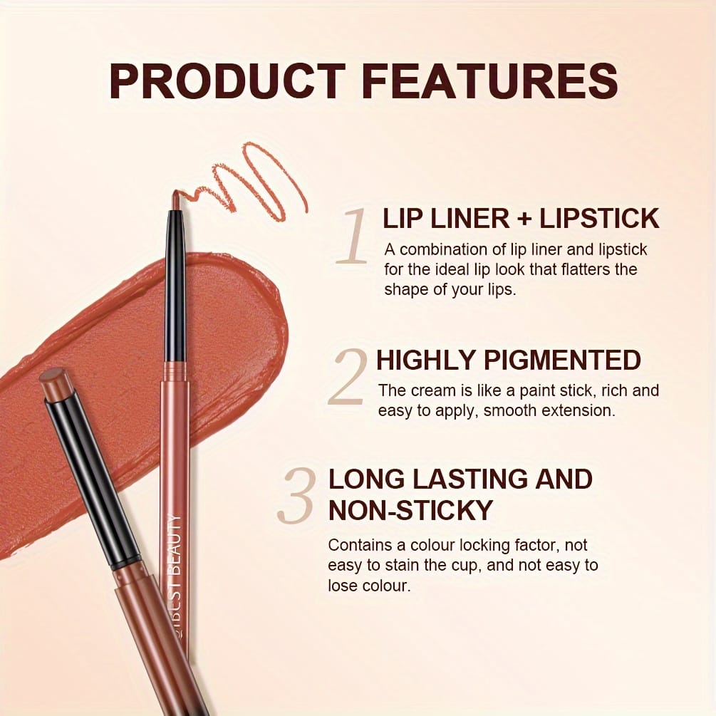 KissICON KissIcon Lipstick Lipliner Set- Matte Waterproof Lip Liner