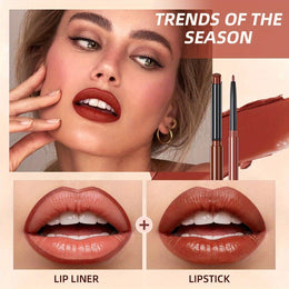 KissICON KissIcon Lipstick Lipliner Set- Matte Waterproof Lip Liner