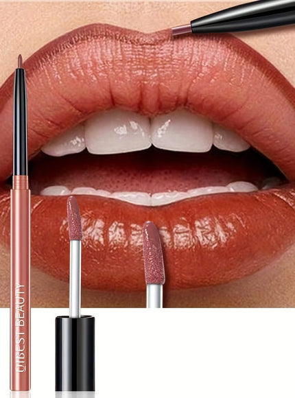 KissICON KissIcon Lipstick Lipliner Set- Matte Waterproof Lip Liner