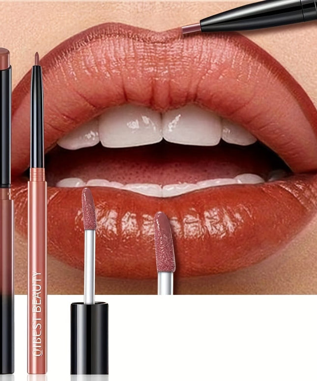 KissICON KissIcon Lipstick Lipliner Set- Matte Waterproof Lip Liner