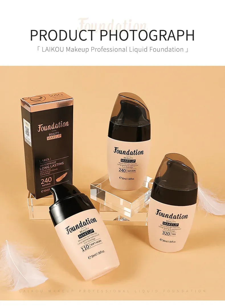 KissICON KissIcon Liquid Foundation Waterproof High Coverage